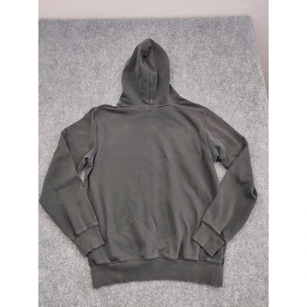 The North Face Hoodie Mens Medium Black‎ Bear Graphic Pullover Fleece Sweatshirt